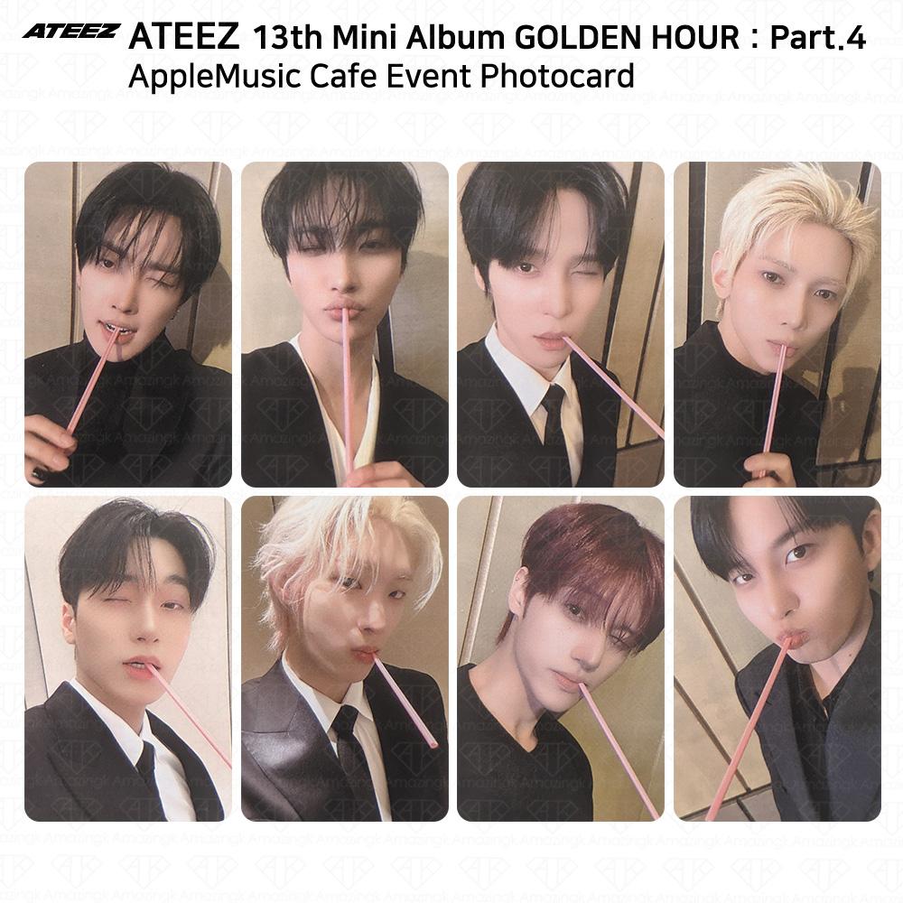ATEEZ 13th Mini Album Golden Hour Part.4 AppleMusic Cafe Event Photocard