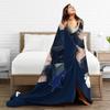 B-Billie-Girl E-eilish Amerikaanse Zanger Fleece Plaid Dekens voor Bank Buiten Zacht Pluche Dunne Dekbed,