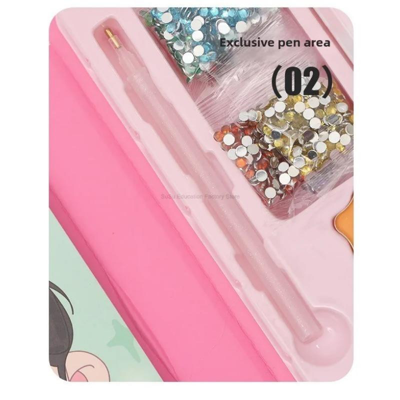 Princess Craft Kit Make-up, 2025 Neues Malen Prinzessin Buch Make-up Bastelsets Folienkunstbücher, Basteln DIY Make-ups, Kinder Make-up Sets für Mädchen 5-8