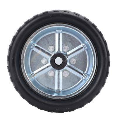 10-Zoll Anhängerstützrad Ersatzrad, 2000 lbs. Leistungsstarkes Anhängerkupplungsrad, 84mm Felge, Ölbeständig, Hochfeste Anhängerkupplungsrolle