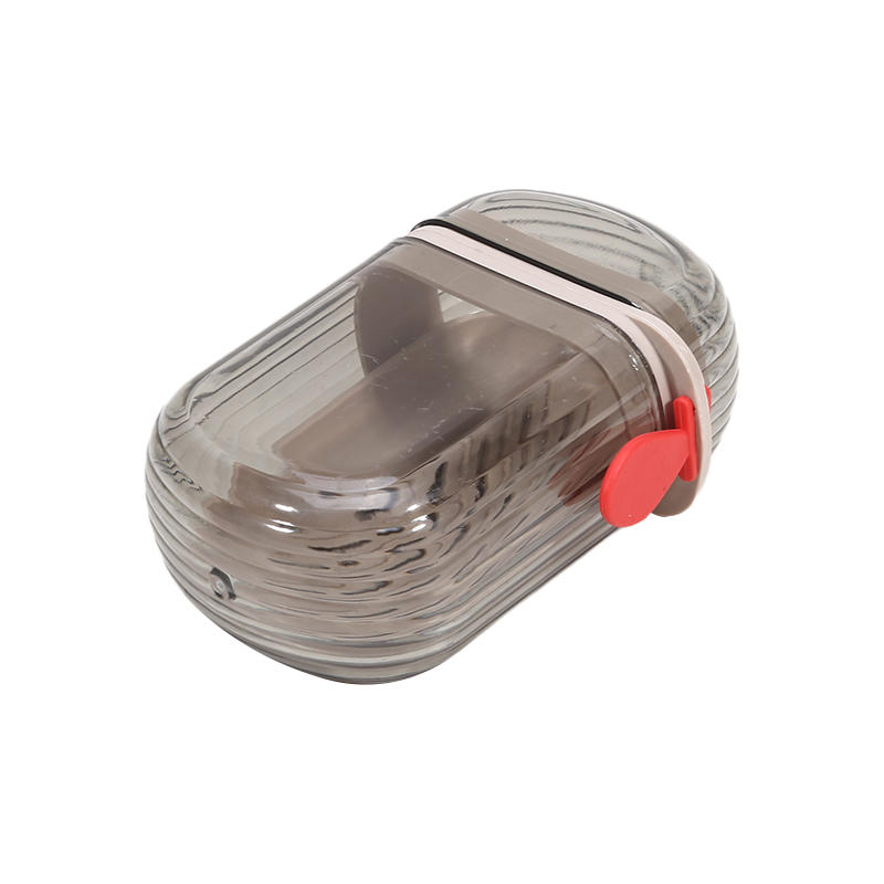 Portable Soap Box Travel Leak-Proof Drain Rack Suitable for Bathroom Kitchen Camping Gym Simple Soap Storage Box