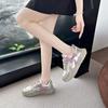 Mesh breathable German training Forrest Gump shoes 2025 summer new tire sole non-slip and high versatile casual sports women's shoes