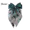 Fashionable Hair Bows for Dates Halloween Bow Clip Women Girls, Spider Web Barrettes Satin Ribbon Clips, Large Bowknot Accessories Cosplay Party