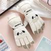 Winter Outdoor Women's Ski Gloves Waterproof Thickened Velvet Touch Screen Cycling Windproof Cold Warm Sports Gloves