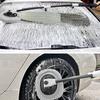 3-Section Telescopic Car Wash Mop Bendable Handle Car Wash Brush with Chenille & Microfiber Head Scratch-Free Cleaning Tool for Auto Motorcycle