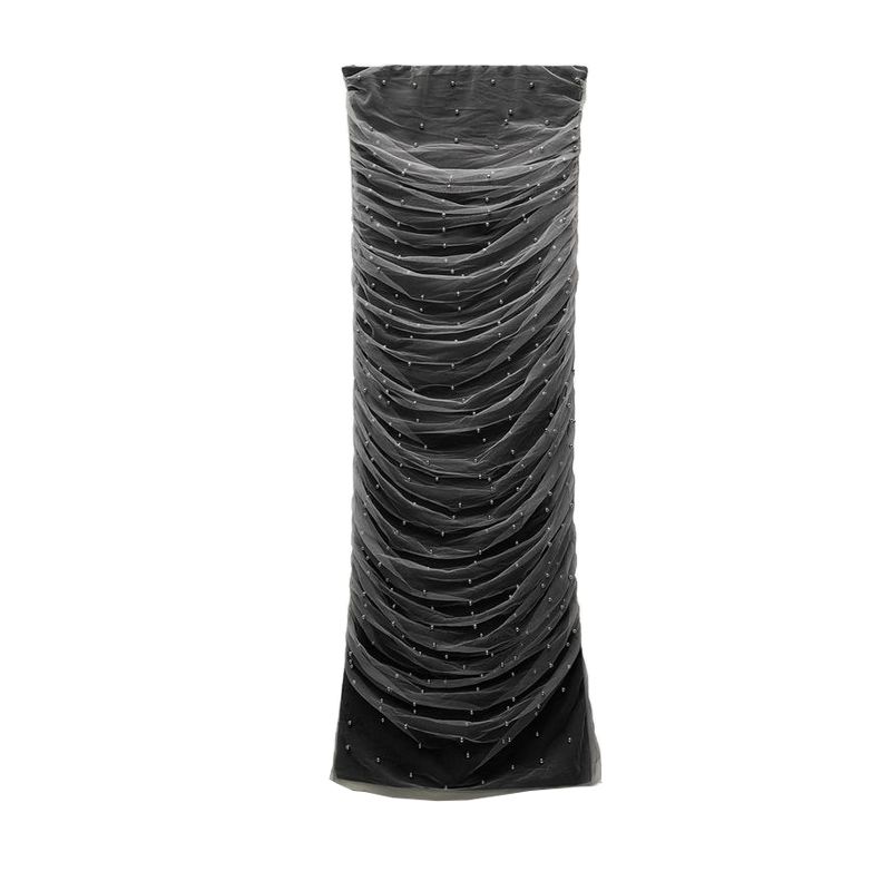 

Autumn and Winter New off-Neck Temperament Elegant Knitted Mid-Length Midi Sleeveless Dress 3920178 Black L