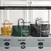 2025 Elegant Large Capacity Tote Bag with Y Letter Design - Dog Tooth Pattern