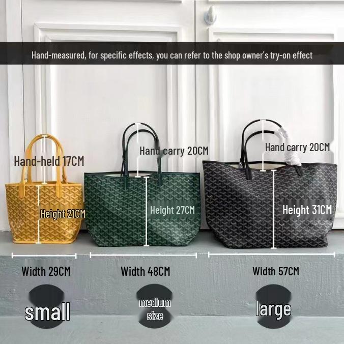 2025 Elegant Large Capacity Tote Bag with Y Letter Design - Dog Tooth Pattern