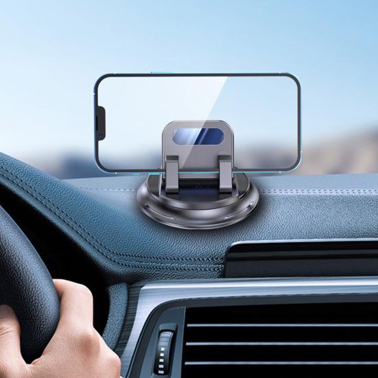 Car Phone Holder Dashboard, 360 Degree Rotating Adhesive Cell Phone Mount for Car, Anti Shake Stable Universal Stand for Most Phones