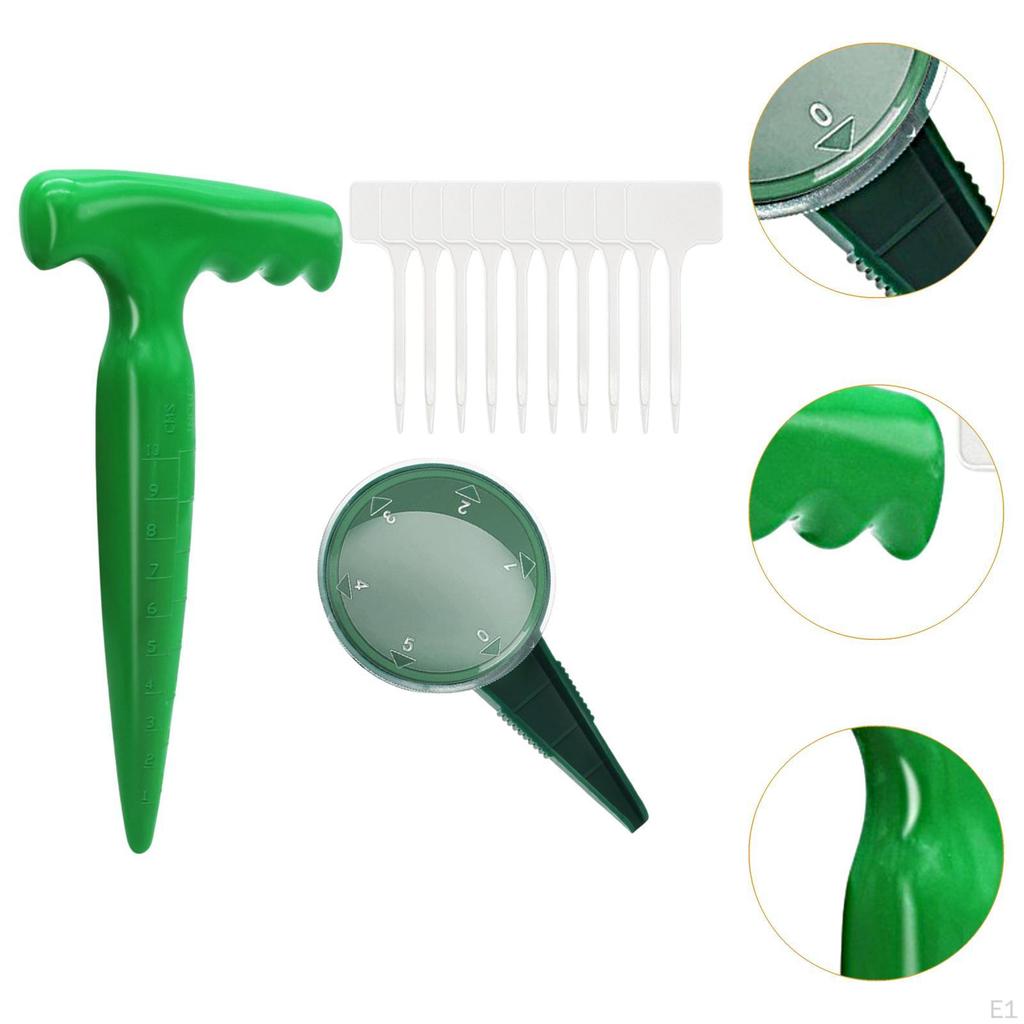 Sowing Seed Dispenser Set Adjustable Spreader Easy To Use Garden Supplies Practical Soil Digger