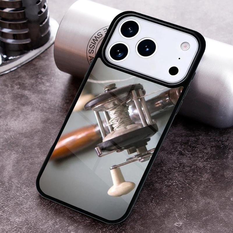 Fishing Gear Fish Phone Case for iPhone 17 16 15 Pro Max Air 14 13 12 11 Plus Shockproof Cover