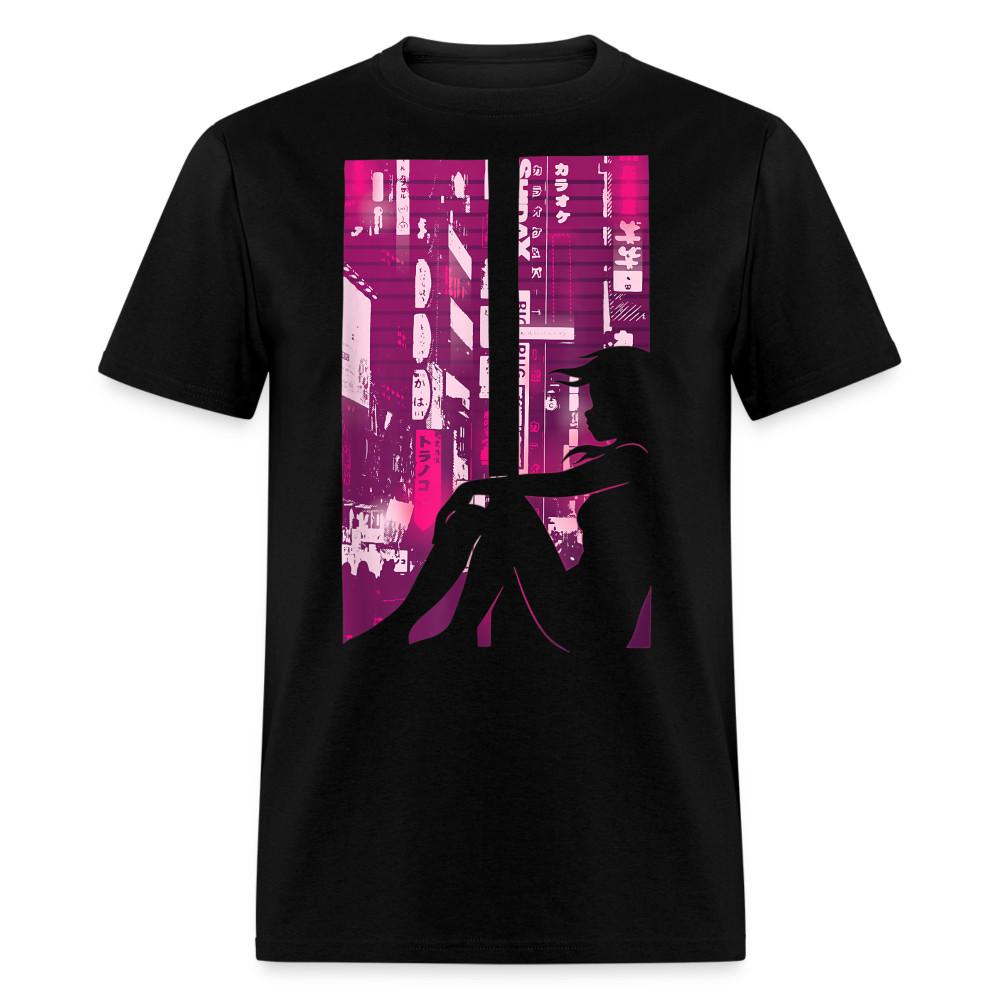 

Cyberpunk shirt Japanese Anime Retro Vaporwave Aesthetic Emo Sad T-Shirt S
