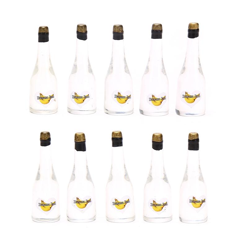 Various Styles 10pcs Mini 1/12 Dollhouse Miniature Simulation Whisky Wine Bottles Pretend Play Toys Doll Food Drink Accessories