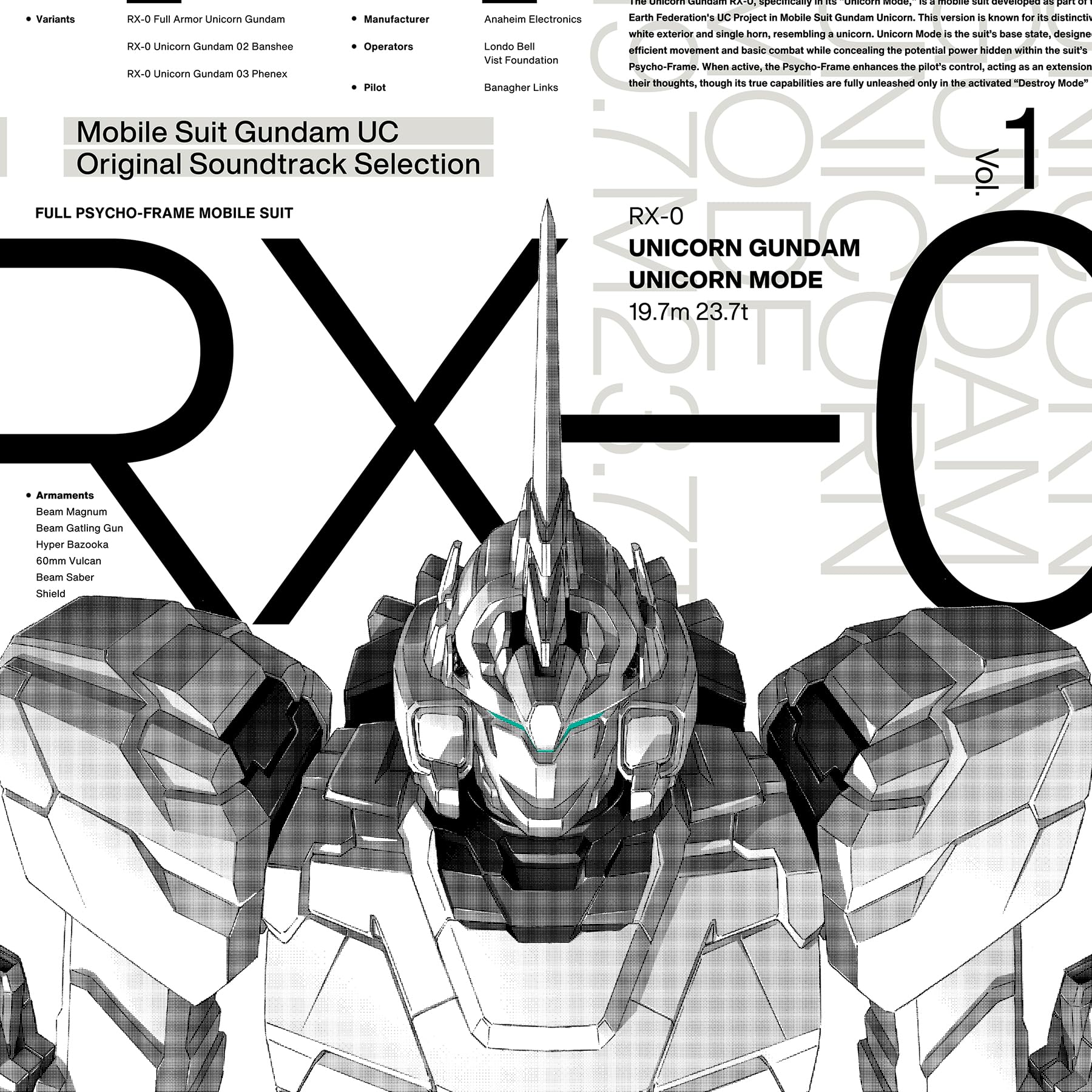 

Suit Gundam Original Soundtrack Selection Mobile UC Vol.1 (Analog Edition) (No Bonus) [Analog]