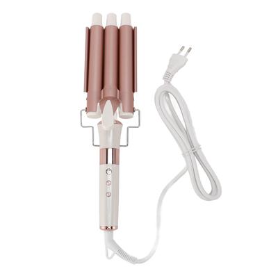3 Barrel Curling Iron Wand Fast Heating LCD Display Antislip Handle Hair Curler Waver for Home