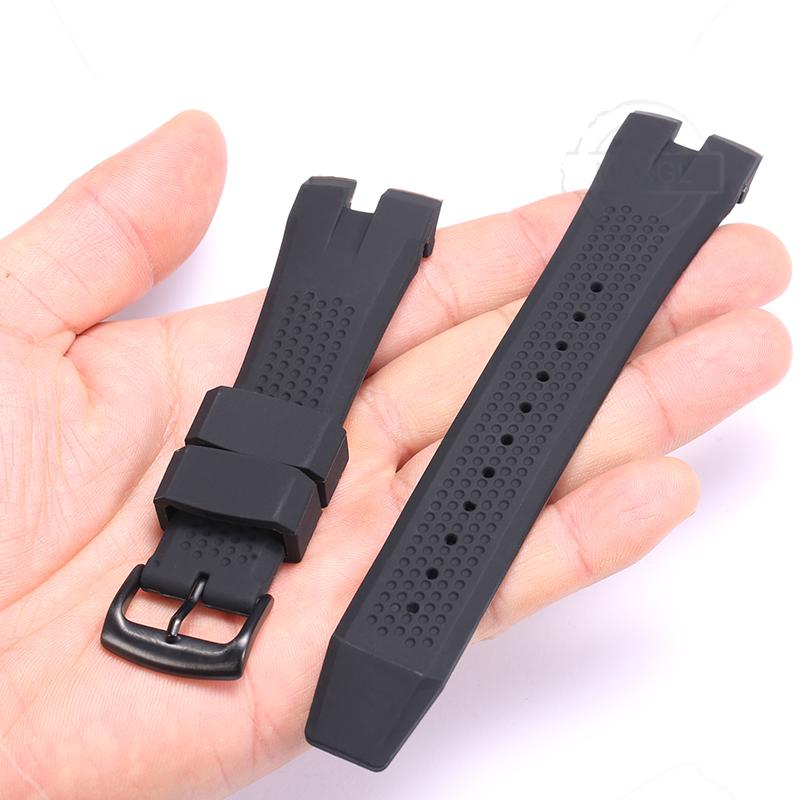 Silicone Watchband For Citizen Eco-Drive CA4154 4155 AW1475 1476 Bracelet Men Rubber Replacemen Strap