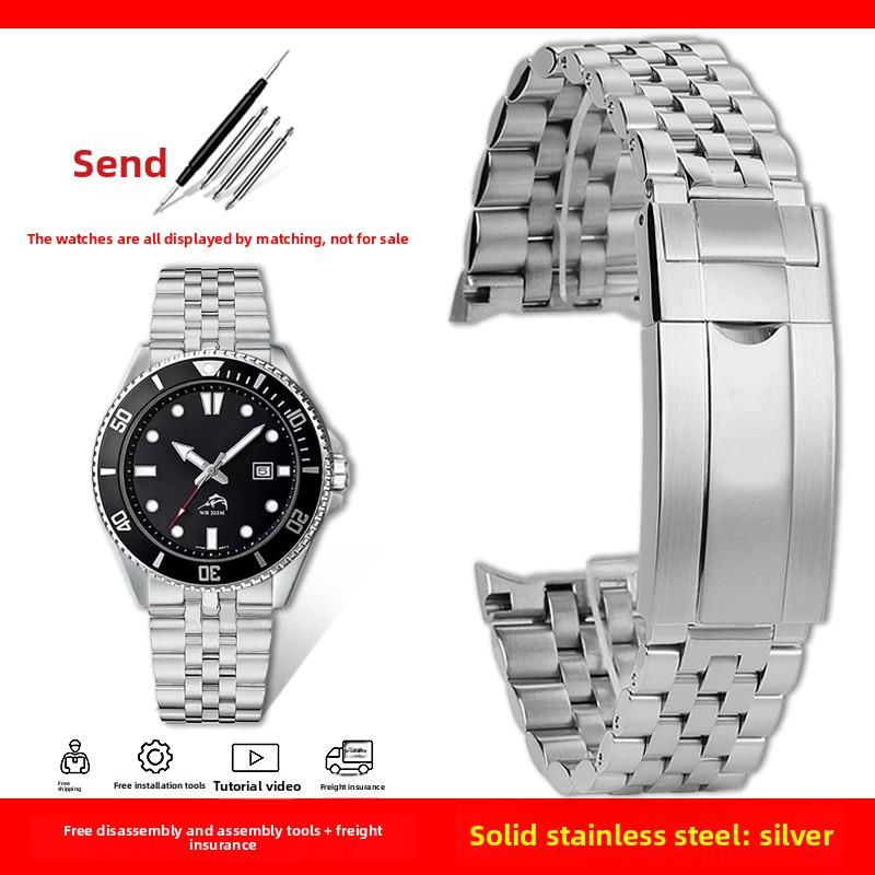 

Нержавеющая сталь Ремешок 22 мм Для Casio Duro MDV-106/B/G MDV-107-1A MTP-VD01 ремешок для часов mdv106 mdv107 Мужской Металлический Браслет с Инструментами 22mm width серебряный