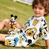 Baby Boys Girls Cartoon Tees Loose Shorts Two Piece Set 2026 Summer Child's Short-sleeved Tracksuits Cute T-shirt+Shorts Wear