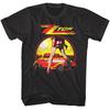 ZZ Top Nohy Pánské tričko Album Eliminator Rocková kapela Koncertní turné Merch