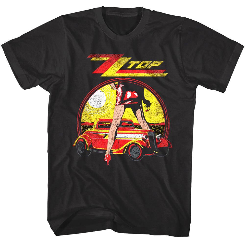 ZZ Top Nohy Pánské tričko Album Eliminator Rocková kapela Koncertní turné Merch
