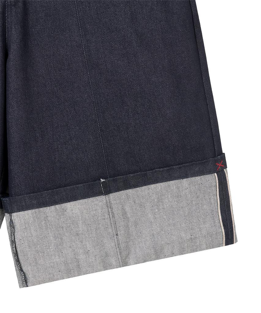 Dandel Dd Turn-Up Denim Bermuda Pants (Indigo)