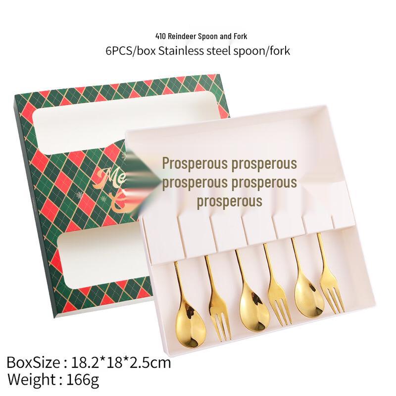 Abay Cute Elk Design Stainless Steel Cutlery Set