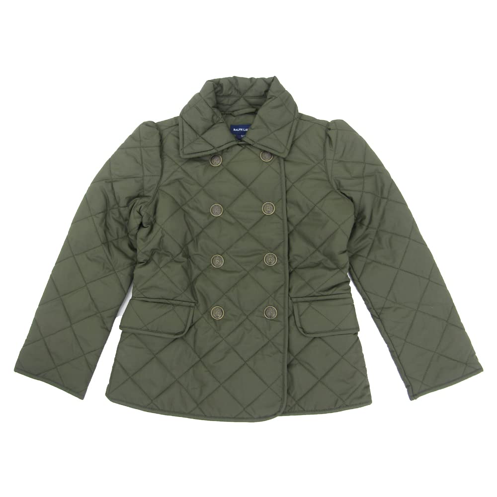 

POLO RALPH LAUREN Double Quilted Size Norton Green Girls Jacket, M, 0101502, [Used]
