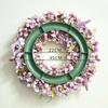 45CM Artificial Peony Wreath Door Decoration Wedding Lintel Flower Photography Props Living Room Wreath Floral Decoration