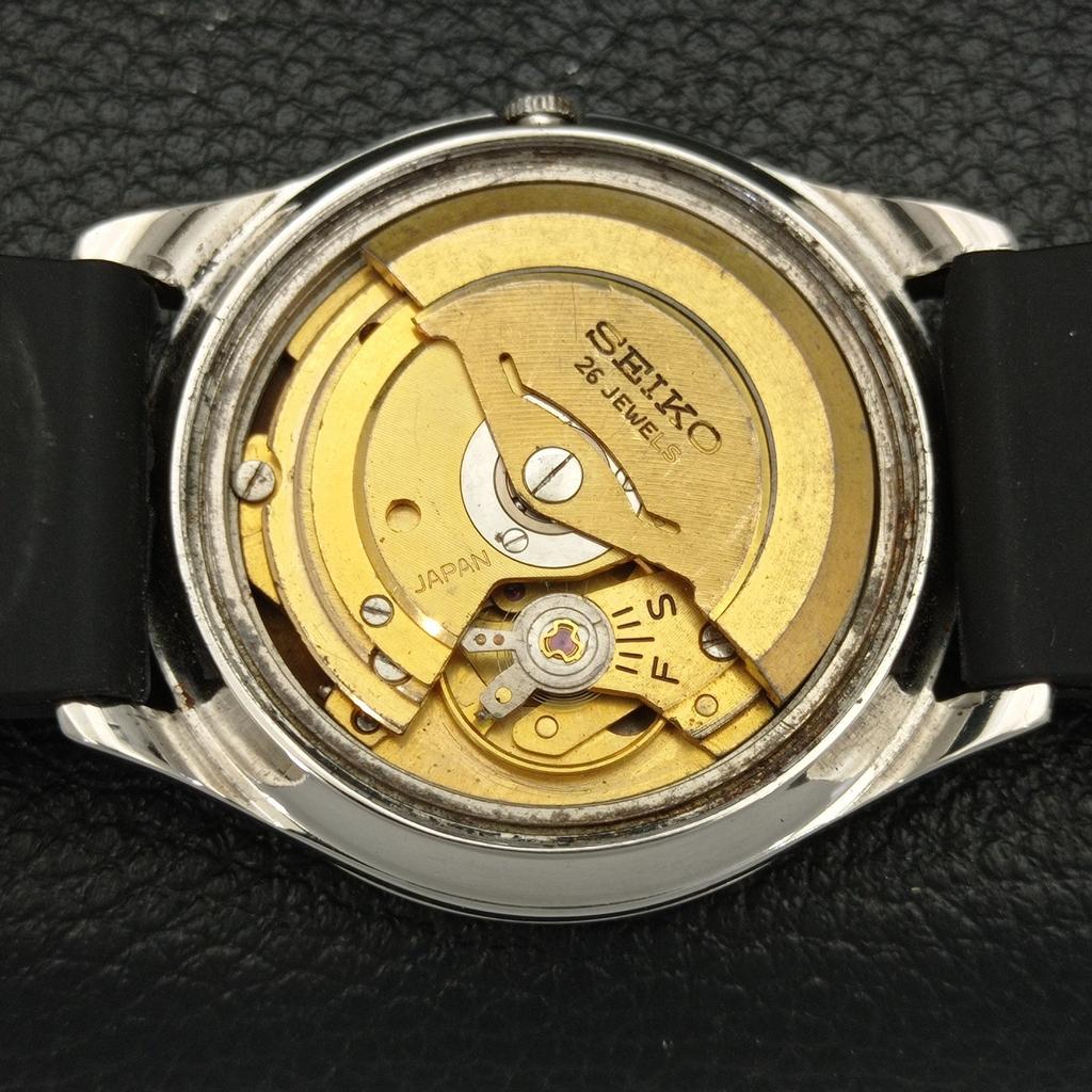 USED VINTAGE SEIKO WEEKDATER AUTOMATIC JAPAN MENS ORIGINAL DIAL WATCH a433937-2 R119-a433937