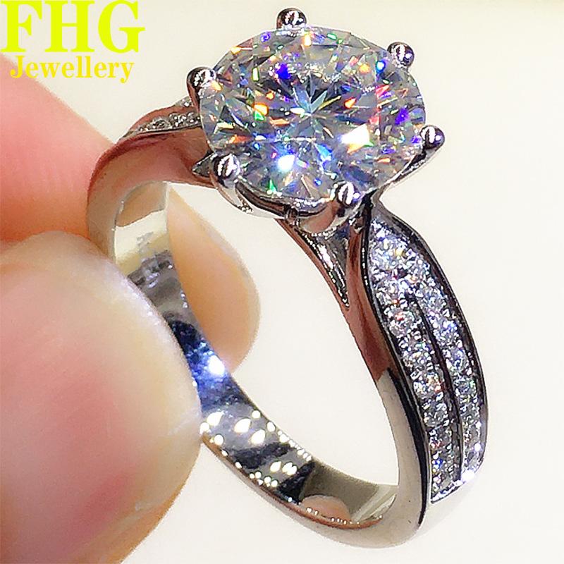 Luxus Neue Schmuck Runde frauen Ringe Mode Temperament frauen Ringe