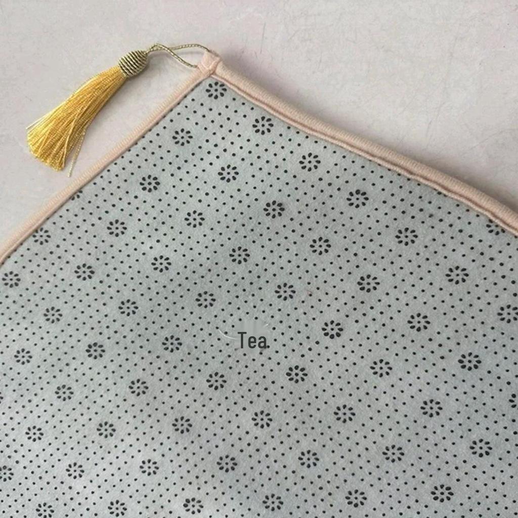 Cross-border Etiquette Embossed Flannel Prayer Rug for Living Room