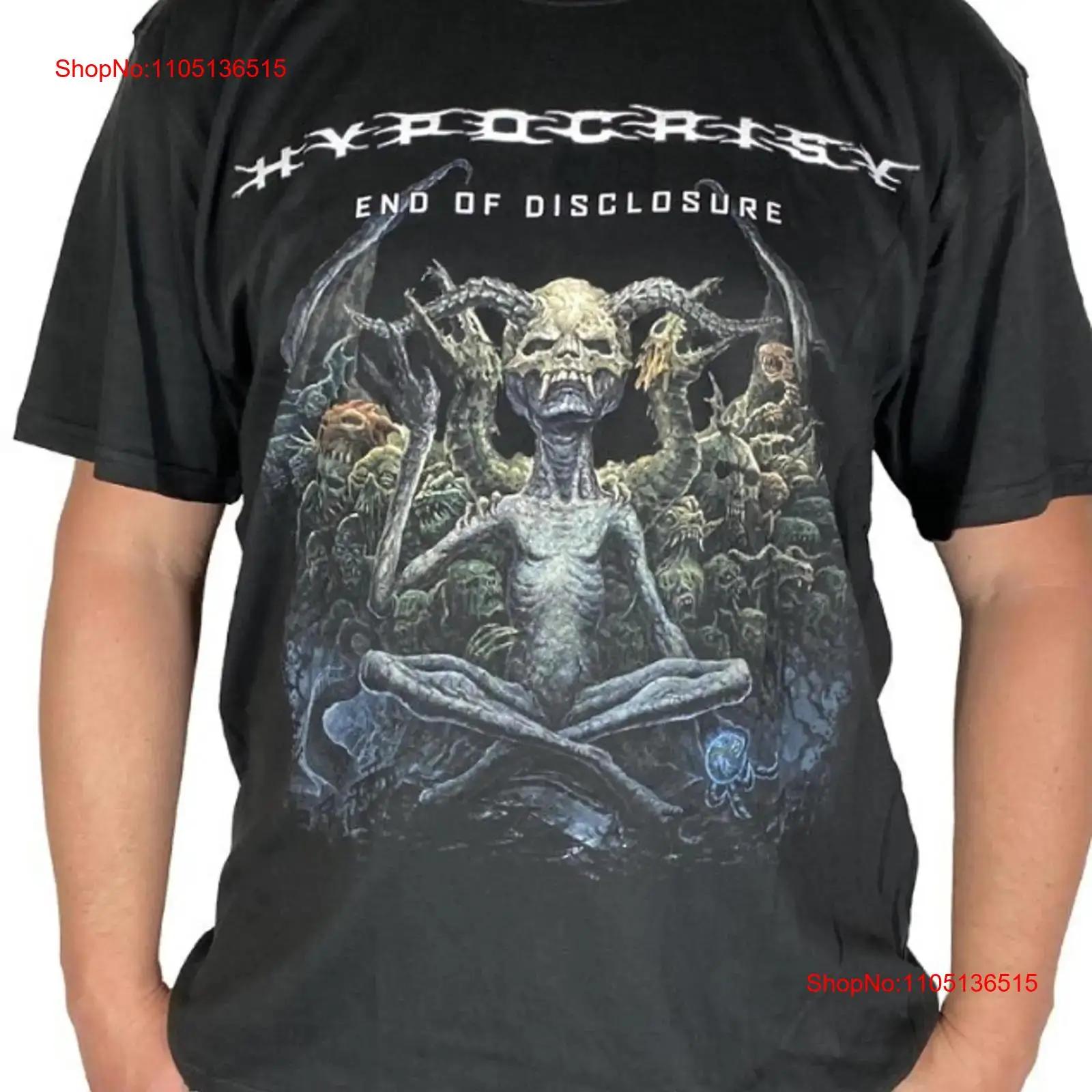 Rare Hypocrisy Band For Fan S 2345XL Black T shirt vintage Washed Stylish homme Comfortable Soft fashion Unisex Casual S разноцветный