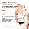 Anua Rice Brightening Enzyme Facial Cleansing Powder Facial Cleansing Exfoliating Tone Enzyme Dry Combination Skin Korean Facial Korean Cosmetics 40g,