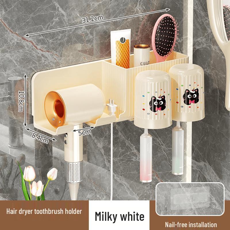 MDNG No-Punch Bathroom Storage Rack