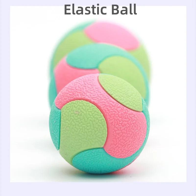 Bite Resistant Bouncy Ball Dog Toy for Small Medium Dogs Interactive Teeth Cleaning Chew Ball for Puppy Training