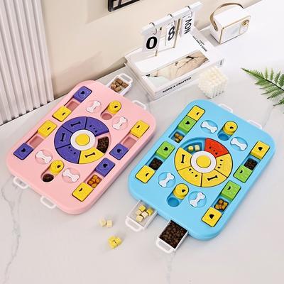 Giocattoli puzzle per cani Alimentatore lento Interattivo Aumenta il cucciolo Dispenser di cibo IQ Mangiare lentamente Ciotola antiscivolo Gioco di addestramento per cani e gatti