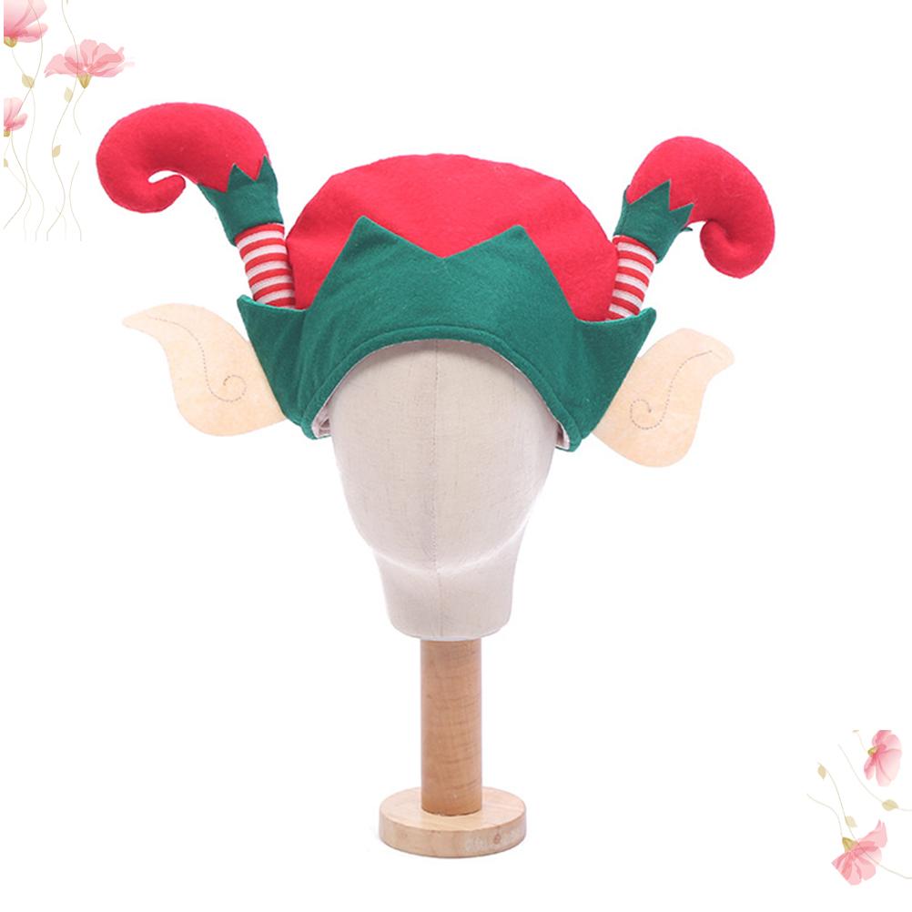 Christmas Hat One Size Fits Most Costume Accessory For Men Women Xmas Party Photo Prop Stage Performance Decor
