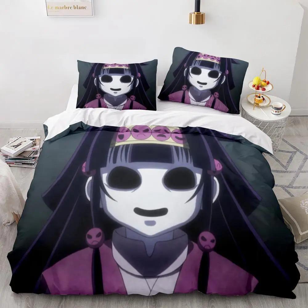 Fashion 3d Printing Anime Hunter × Hunter Bedding Set Single Twin Full Queen King Size Bed Set Adult Kid Bedroom Duvet Cover Set
