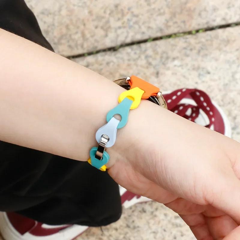 Chain Silicone Colorful Watch Strap For Huawei Watch Strap 9/8