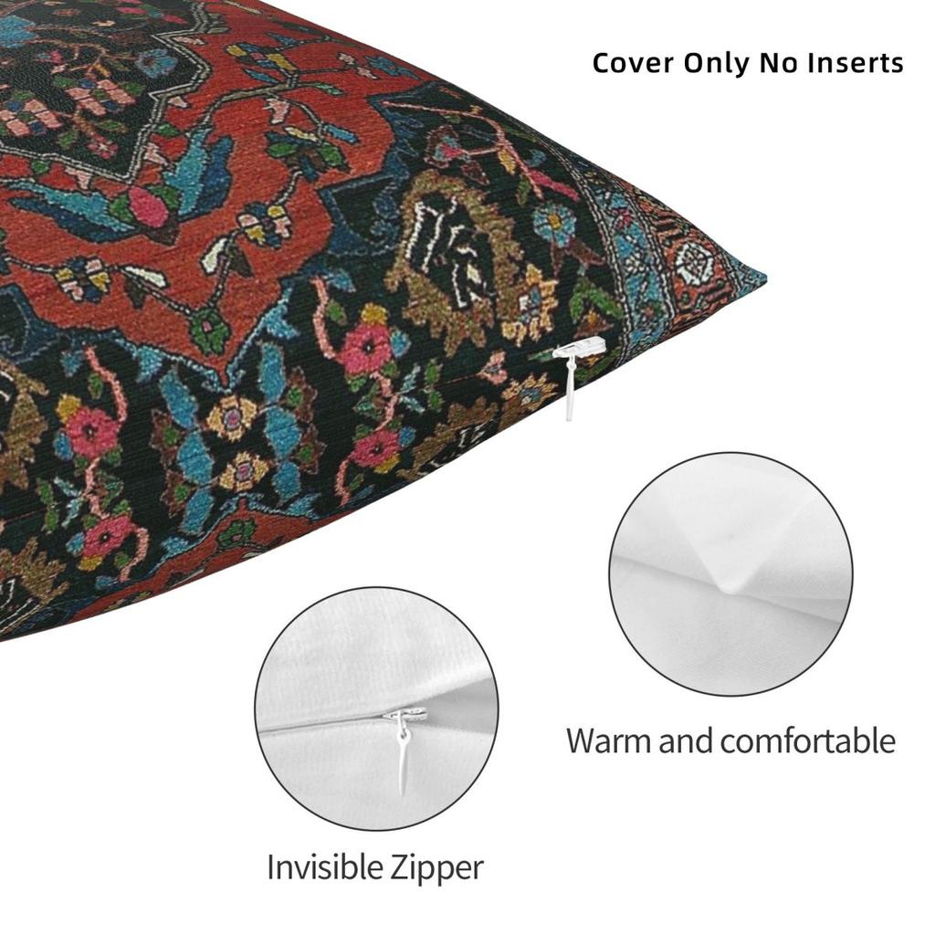 Mystic Red Carpet Pillowcase Polyester Linen Velvet Printed Zip Decor Pillow Case Home Cushion Cover 45X45