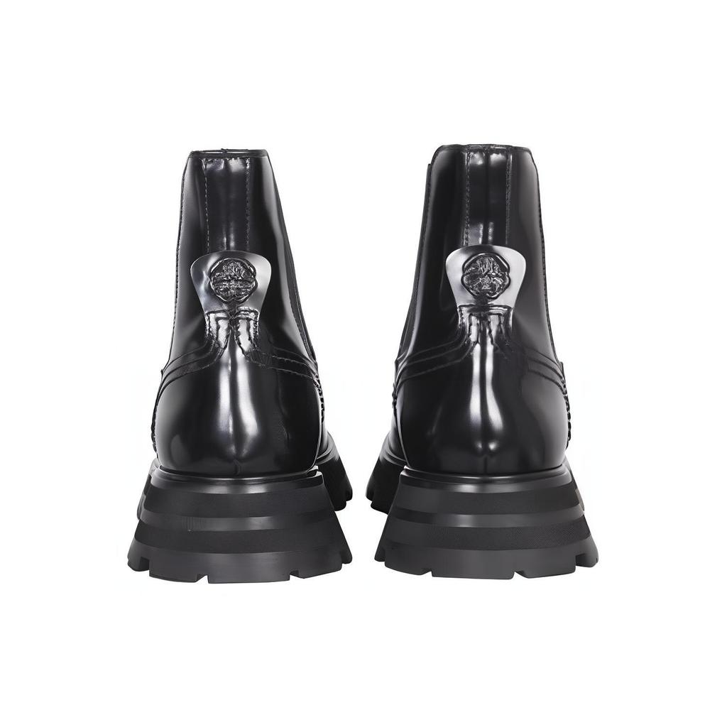 (WMNS) Alexander McQueen Wander Chelsea Boots 'Core Black' Women's 666367WHZ841000
