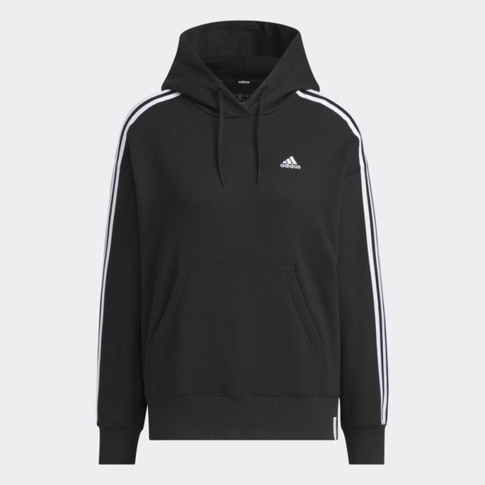 

Adidas Galleria Womens Sportswear Essential+ 3s French Terry Hoodie BLACK/AXS