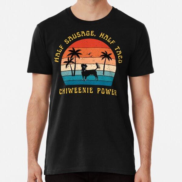 

Half Sausage Half Taco Premium T-Shirt S to 5XL Made in the AU/USA T-Shirt 3XL