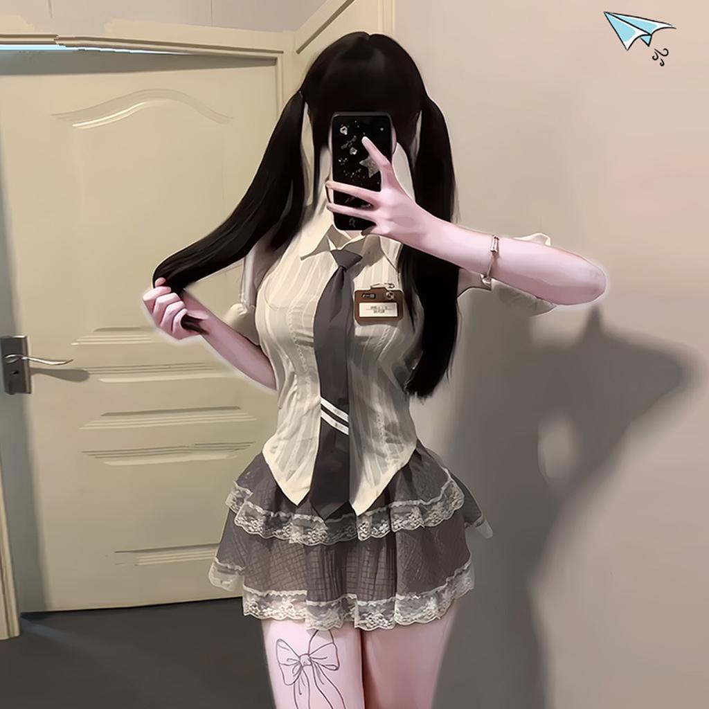 Japan/Korean Costume Schoolgirl Lingerie Girls School Women Sexy Cute Costumes Woman Cosplay Halloween Uniforms Jk Clothing Sets