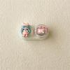 Contact Lenses Case and Removal Tool Compact Size Rubber Eye Lenses Inserter Easy Carry Applies Contacts Safely