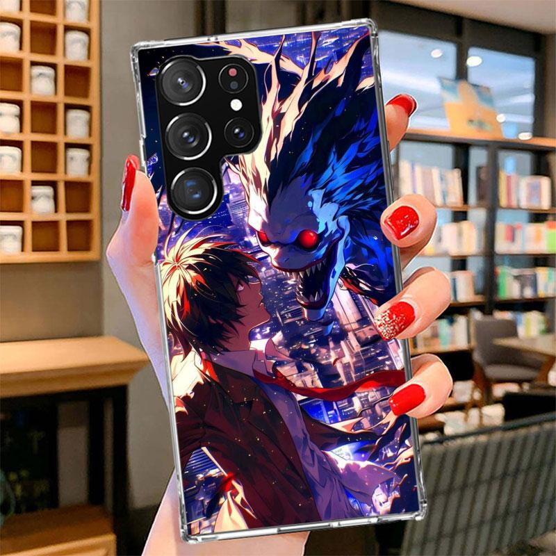 N-Note D-Death Anime Ryuk Phone Case For Samsung Galaxy S26 S25 Edge S24 Ultra S23 S22 Plus S21 S20 FE Soft Fundas Shell Galaxy