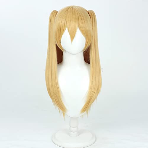 Cosplay Wig, Miriella Amano Lilisa, Purple Rose, Heat-Resistant, Costume Accessory, Wig, Disguise, Halloween, Event, Cosplay, Photography (Yellow)