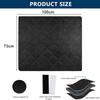 Compact Storage Solution Fireplace Draft Cover Magnetic Draft Stopper