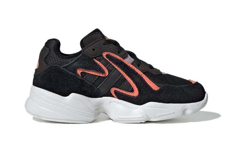 Adidas Originals Yung 96 Breathable Kids Lifestyle Shoes Black Children Aged 3 7 Years Old EE7556
