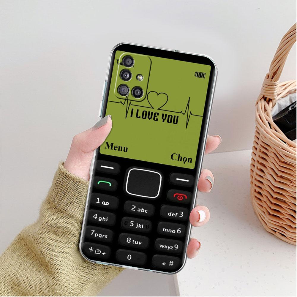 Clear Case For Samsung Galaxy A52 A12 A51 A32 A21s A71 A32 A22 50 A70 A31 A72 5G Phone Cover Smartphone Print